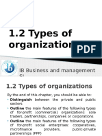 1.2 Types of Organizations