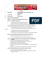 MEM 649 - Educational Models, Paradigms, and Procedures