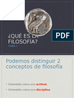 TEma 1 Qué Es La Filosofía