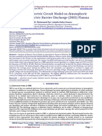 Analysis of Electric Circuit Model On Atmospheric Pressure Dielectric Barrier Discharge (DBD) Plasma