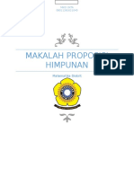 Makalah Proposisi Himpunan