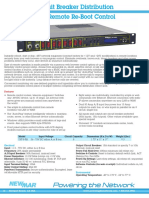 Newmar Powering The Network DST-8-RB Remote Reboot Distribution Panel - 48VDC 12VDC 24VDC