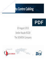 BICSI NG 15 Data Center Cabling Stefan Naude