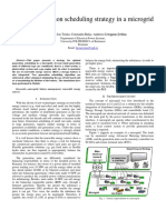 Optimal Generation Scheduling Strategy in A Microgrid