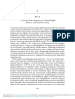 Peru - Pedagogical Interventions and Human Right Trials in Unfriendly Territory