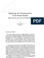 Explaining The Christianization of The Roman Empire Older Theories and Recent Developments by Danny PRAET (Ghent) PDF