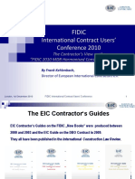 Fidic 2010