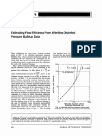 Forum: Estimating Flow Efficiency From Afterflow..Distorted Pressure Buildup Data