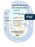 6 INFORME - Calor de Combustión...