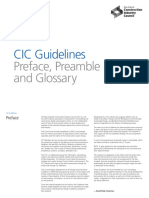 CIC Guidelines Preface