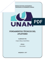 Fundamentos Técnicos Del Atletismo