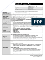 Microteach Lesson Plan Dinosaur