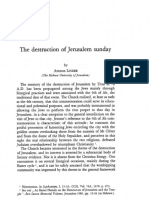 The Destruction of Jerusalem Sunday by Amnon LINDER