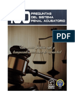 100 Preguntas Del Sistema Penal Acusatorio PDF