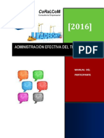 Administracion Del Tiempo (Vida) Manual Participante 2016