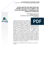 Mapeamento de Processos em Uma Fábrica de Cerâmica