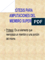 PRÓTESIS Miembro SUPERIOR 1 PDF