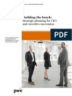 Building Bench Strategic Planning Ceos Executive Succession