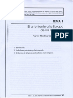 El Arte Frente A La Europa de Las Religiones. Palma Martínez-Burgos García