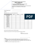 Surat Pernyataan Kesediaan Mengajar