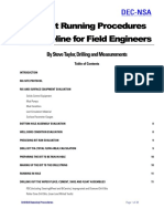 Schlumberger - Bit Running Guidelines