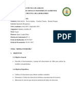 Informe de Química Analítica II. No. 4. Refractometría