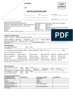 Pediatric History Form