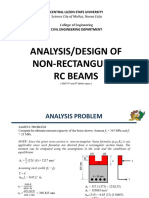 Non Rectangular Beams