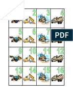 August Calendar - Work Trucks