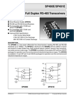 SP490E/SP491E Enhanced Full Duplex RS-485 Transceivers: Description