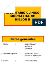 Inventario Clínico Multiaxial de Millon II