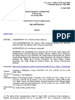 Larranaga v. Philippines, Comm. 1421:2005, U.N. Doc. A:61:40, Vol. II, at 406 (HRC 2006)