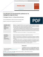 Los Patrones de Vascularización Pulmonar en La Radiografía Simple de Tórax