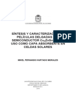 Síntesis y Caracterización de Películas Delgadas