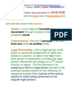 USA Account Science 101 - Lesson - (DUAL) LEGAL PERSONALITY