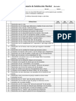 Cuestionario de Satisfacción Marital - CBCR - DIC 2016