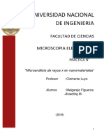 Microanálisis de Rayos X en Nanomateriales