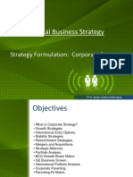 Strategy Formulation Corporate Strategy