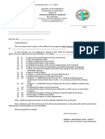 Enclosure No. 17 - Checklist For Appointment (ERF, Reclassification)