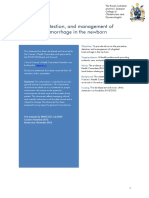 960 C Obs 28 Prevention Detection and Management of Subgaleal Haemorrhage in The Newborn