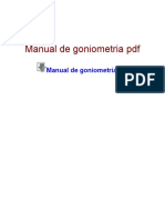 Manual de Goniometría