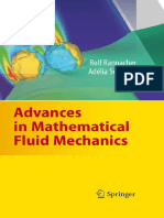 Advances in Mathematical Fluid Mechanics