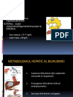 Icterul-Expresia Clinica A Hiperbilirubinemiei ICTERUL - Vizibil Conjunctival/tegumente/mucoase La Bilirubina Nou-Nascut 5-7 MG% Copil Mare 2mg%