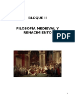 Bloque 2 - Filosofia Medieval y Renacimiento