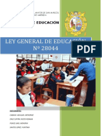 Monografia Ley General de Educacion