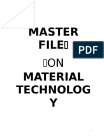 Material Tech Master File Cp01 - I Sem