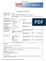 Bid Notice Abstract: Invitation To Bid (ITB)