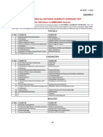 NEET 2017 Syllabus Core