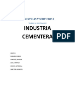 Industria Del Cemento - Informe