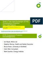 Shell & Tube Heat Exchanger (STHE) Overpressure Protection From Tube Rupture